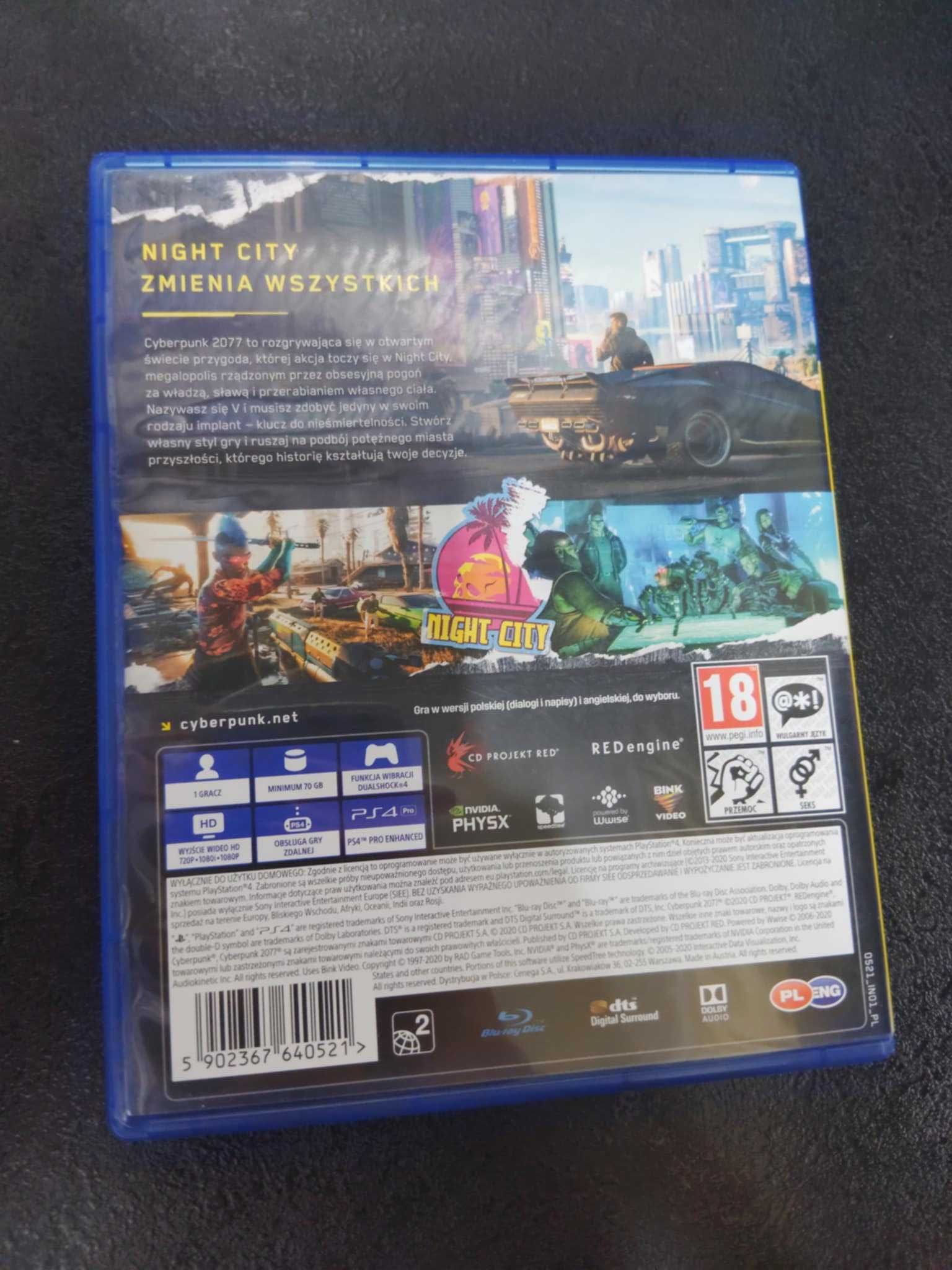 Cyberpunk 2077 PS4 Mówią po Polsku w grze