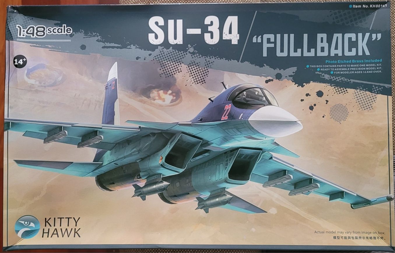 Kitty Hawk 1:48 Su-34 Fullback kit modelismo