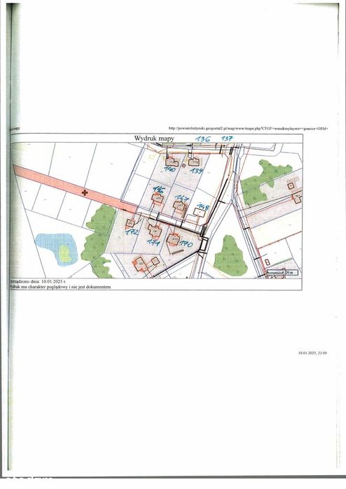 Syndyk sprzeda działkę nr 250/60 w Spręcowie stanowiącą drogę