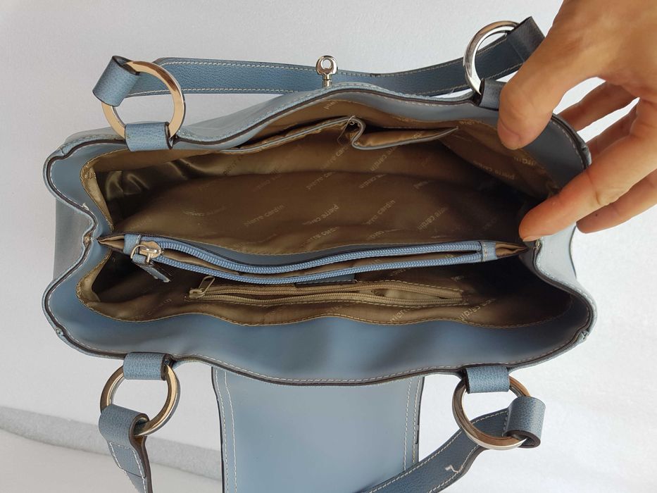 mala Pierre Cardin  cor azul bebe
