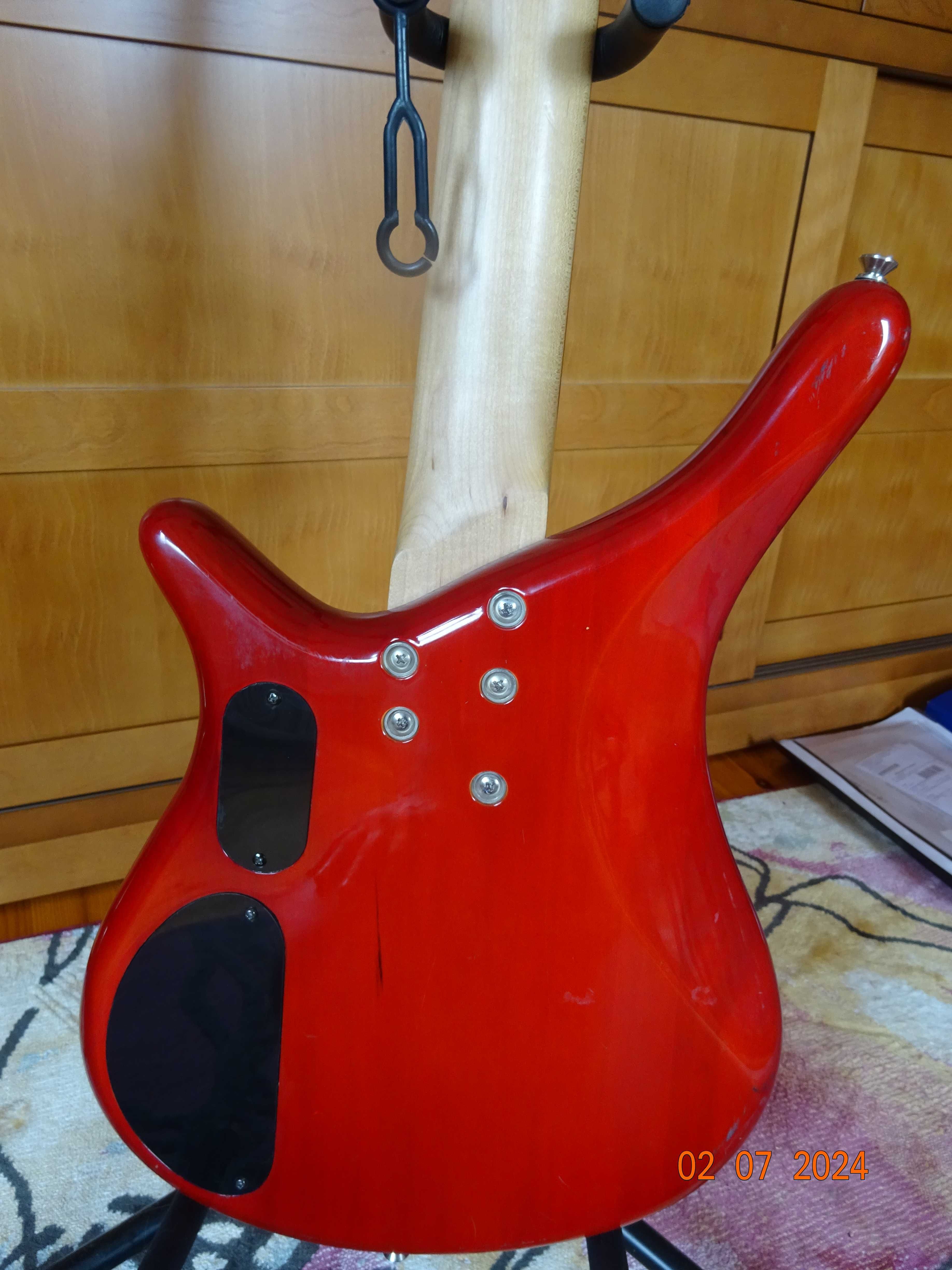Gitara basowa Vintage V990 SQM bas aktywny