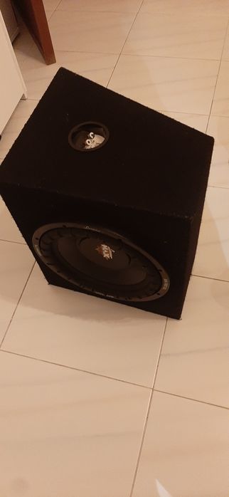 Subwoofer preto 1600w