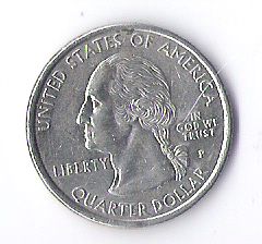 Продам недорого монеты из серии «Штаты США», номиналом 25 центов