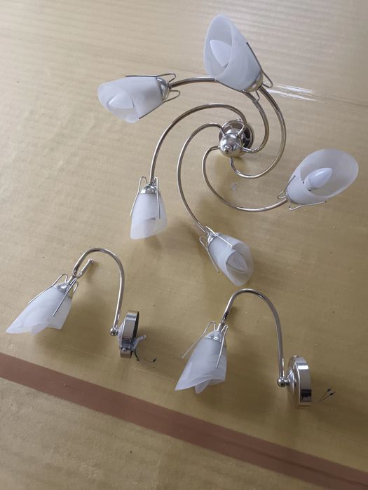 Żyrandol plus 2 kinkiety