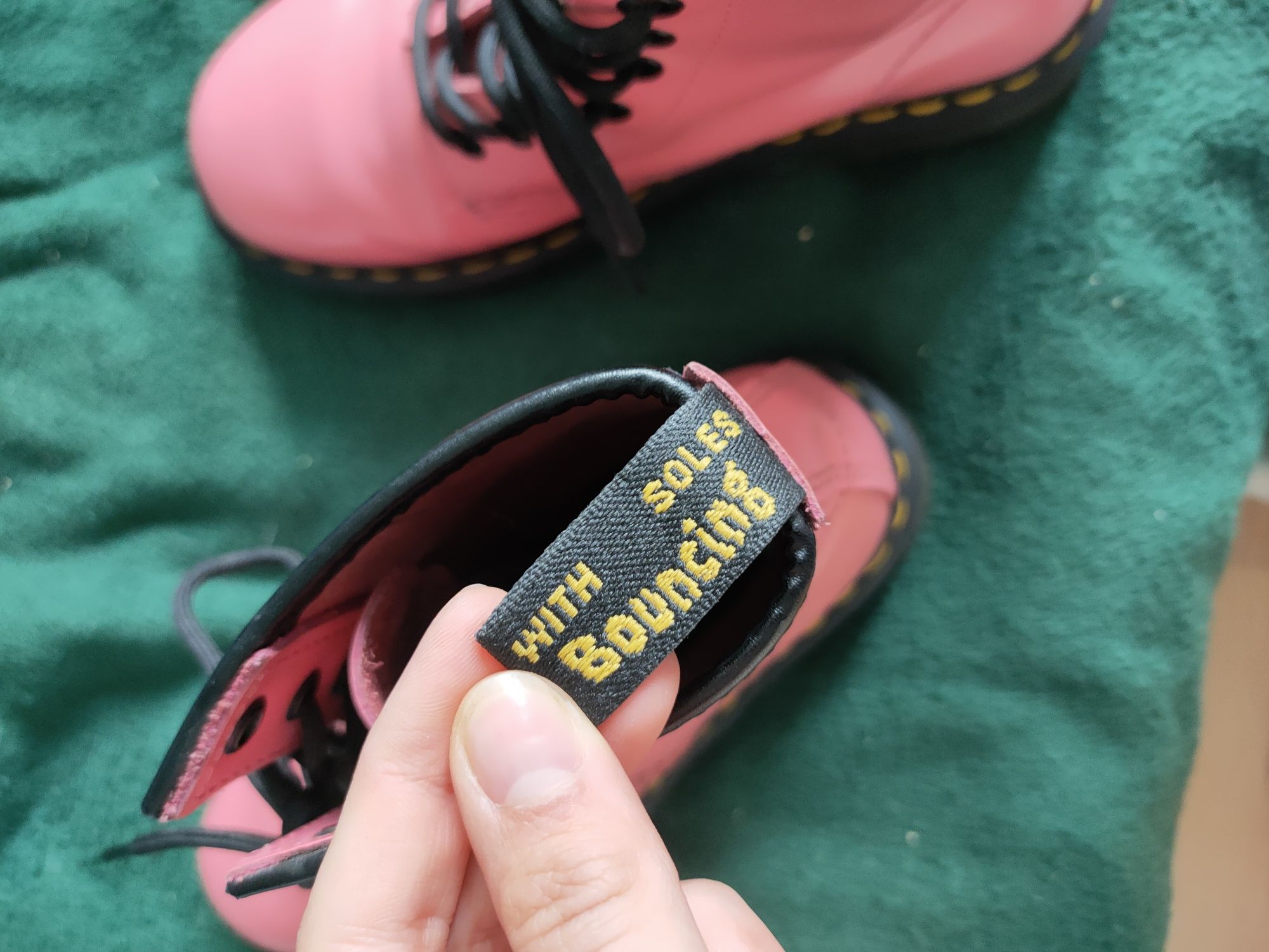 buty Dr. Martens glany różowe rozmiar 37