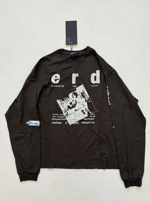 лонгслив ERD enfants Riches deprimes School days M L balenciaga