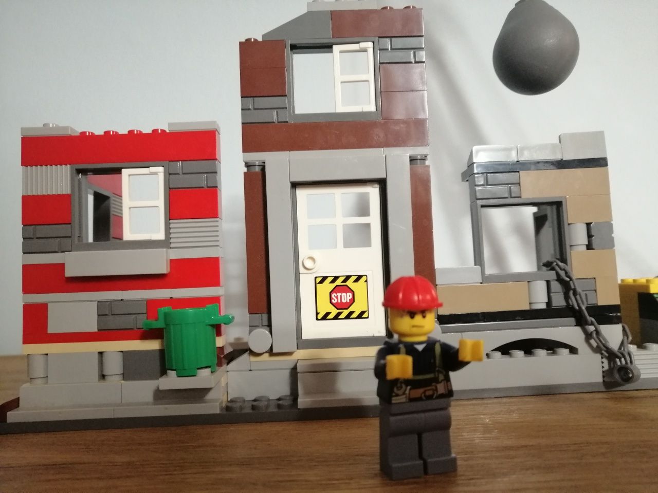 Klocki Lego City 60076 wielka rozbiórka dźwig budynek do rozbiórki