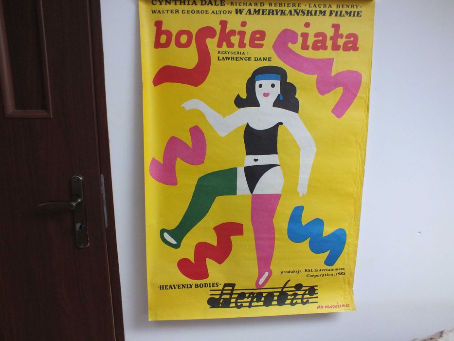 Oryginalny Plakat filmowy-Boskie Ciała-Jan Młodożeniec.Pierwodruk 1986