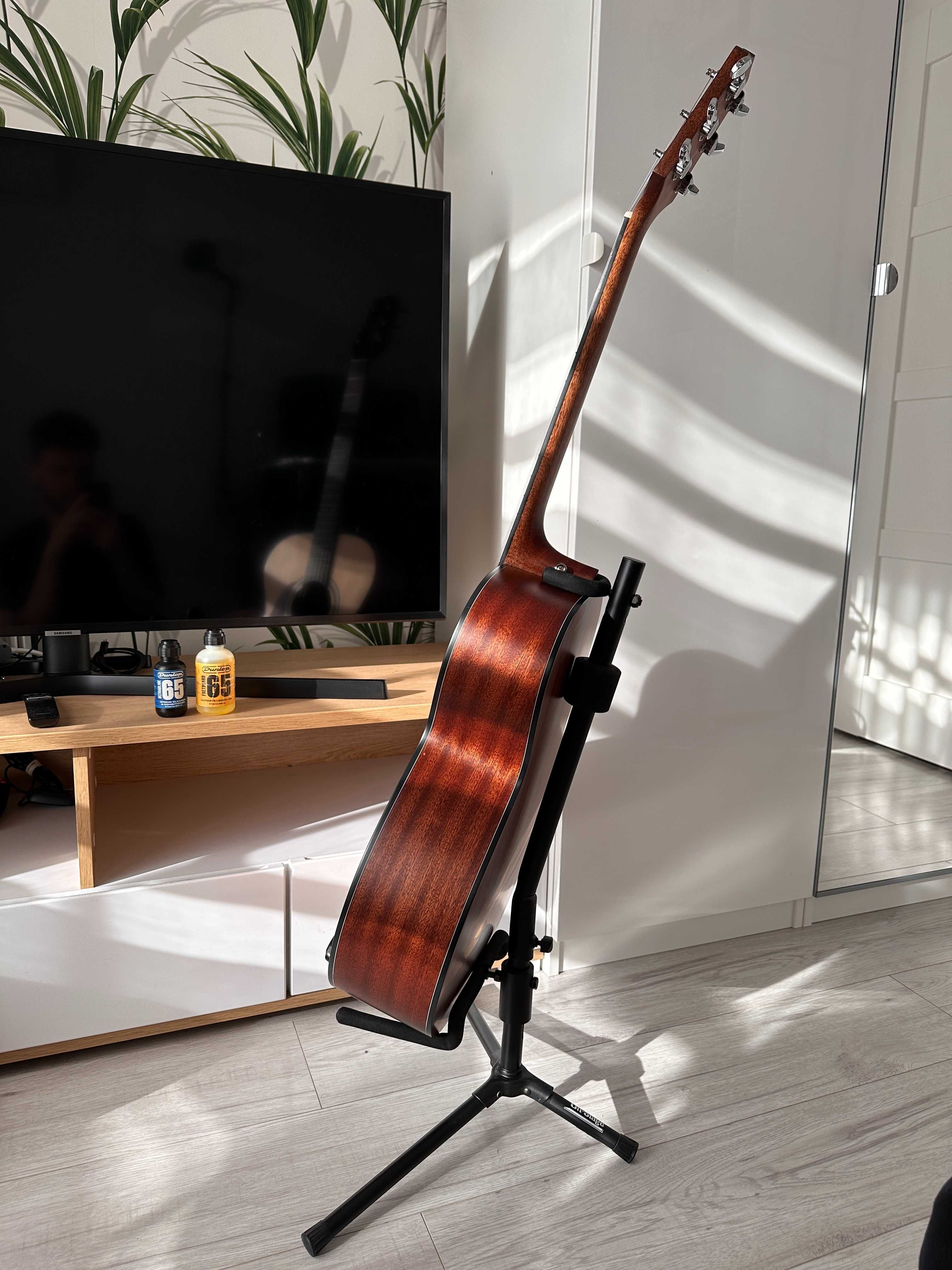 Japońska Gitara akustyczna Takamine GN10 po regulacji + statyw + etui