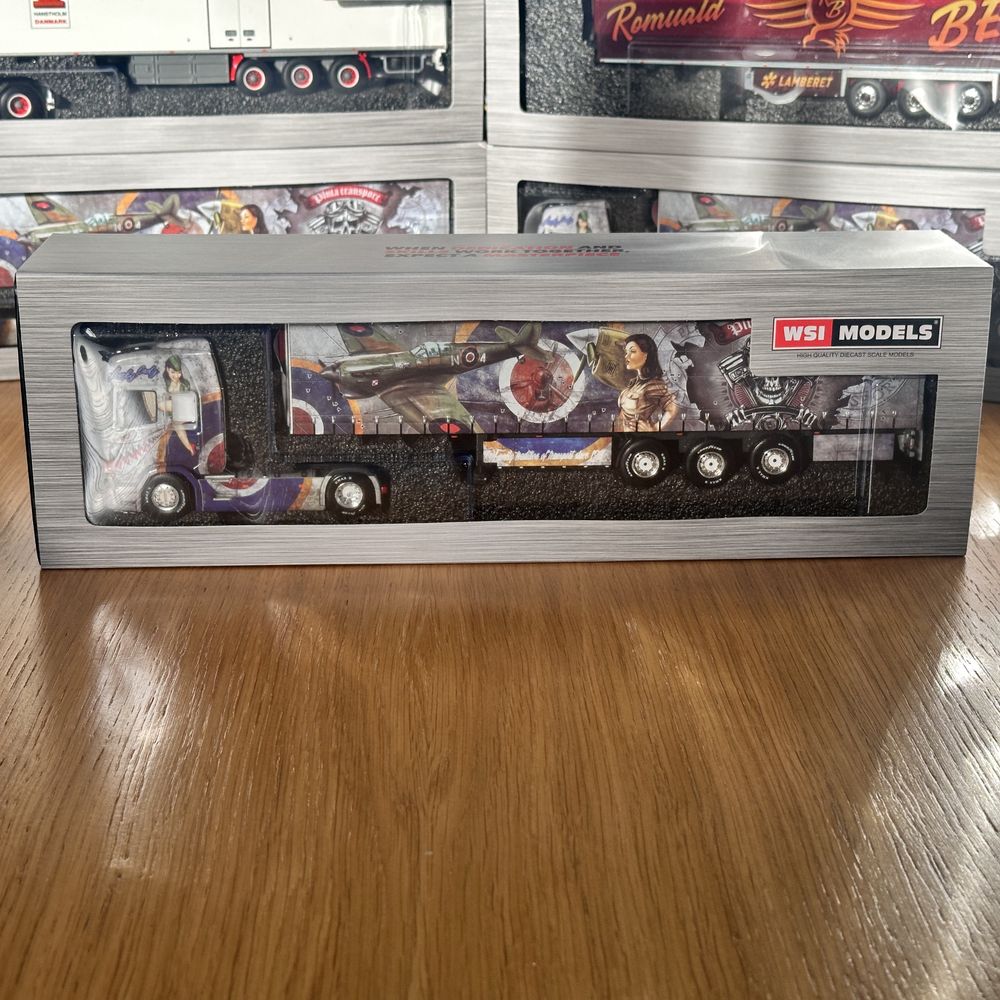 Model 1:50 WSI Scania R Highline 4x2 + naczepa
