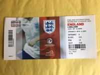 Bilet na mecz Anglia - Holandia z 10.08.2011, który zostal przelozony.