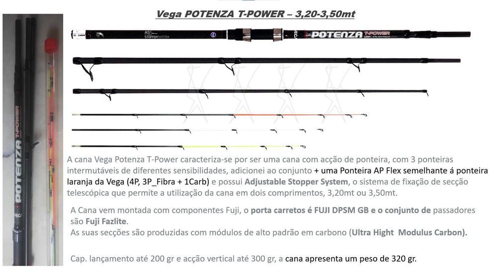 Canas de Pesca (Pesca Embarcada) - Conjunto