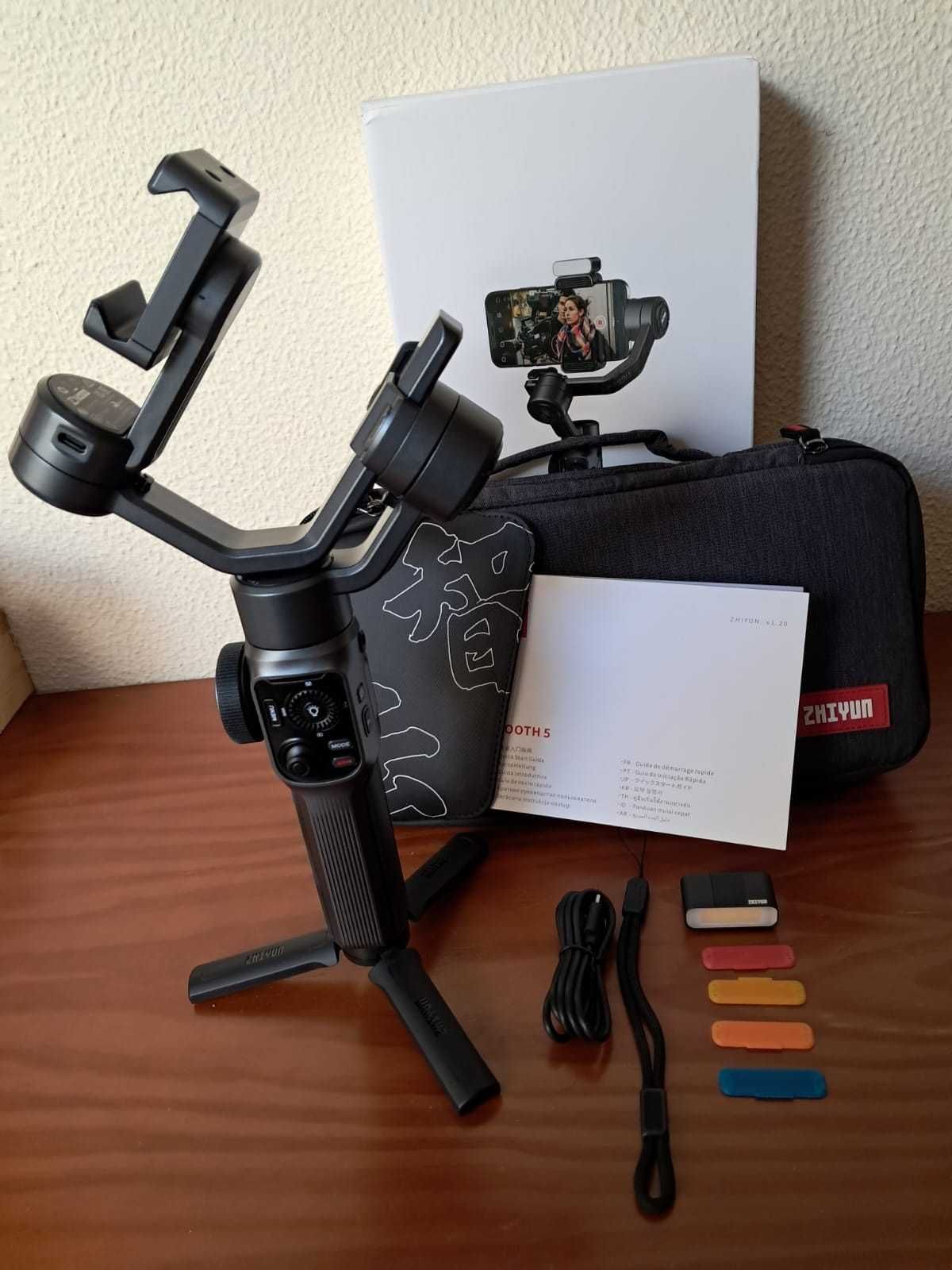 estabilizador zhiyun smooth5 - a filmagem perfeita com telemóvel