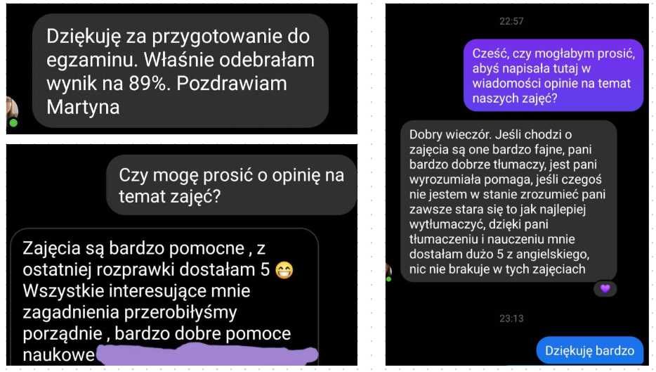 Korepetycje z języka angielskiego