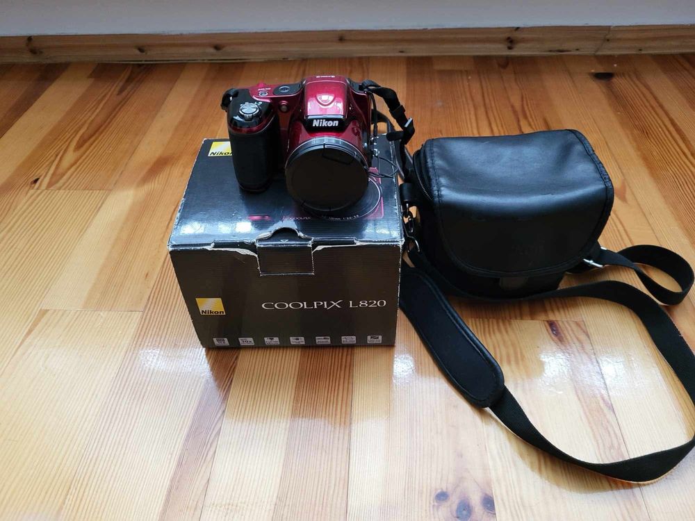 Aparat NIKON COOLPIX L820 Bordowy