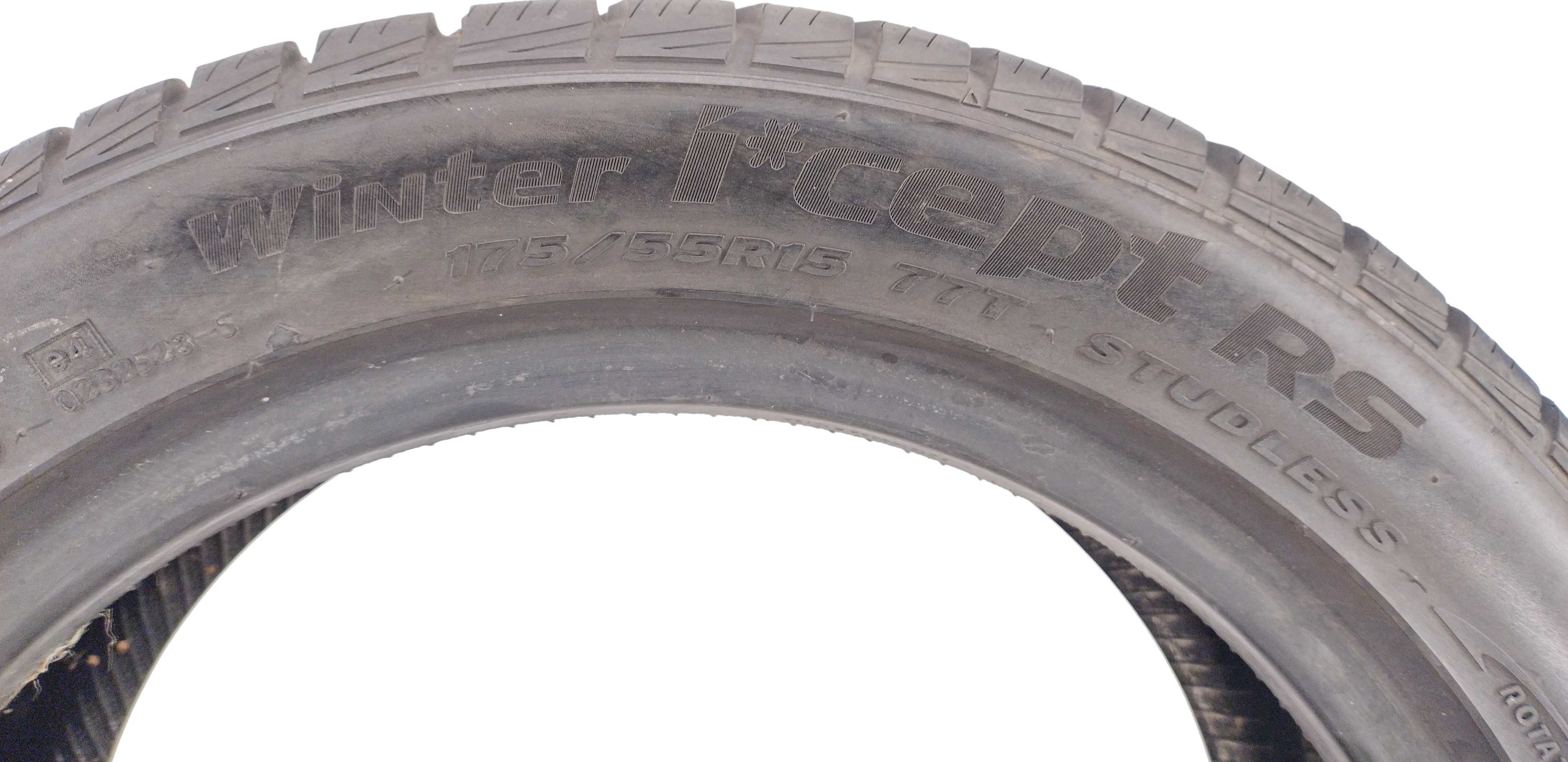 2x 175/55 R15 Hankook RS opony zimowe 6,5 mm / montaż