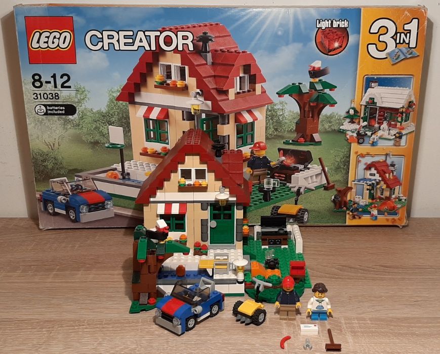 lego 31038 creator pory roku (3w1) stan-idealny 100% kompletny