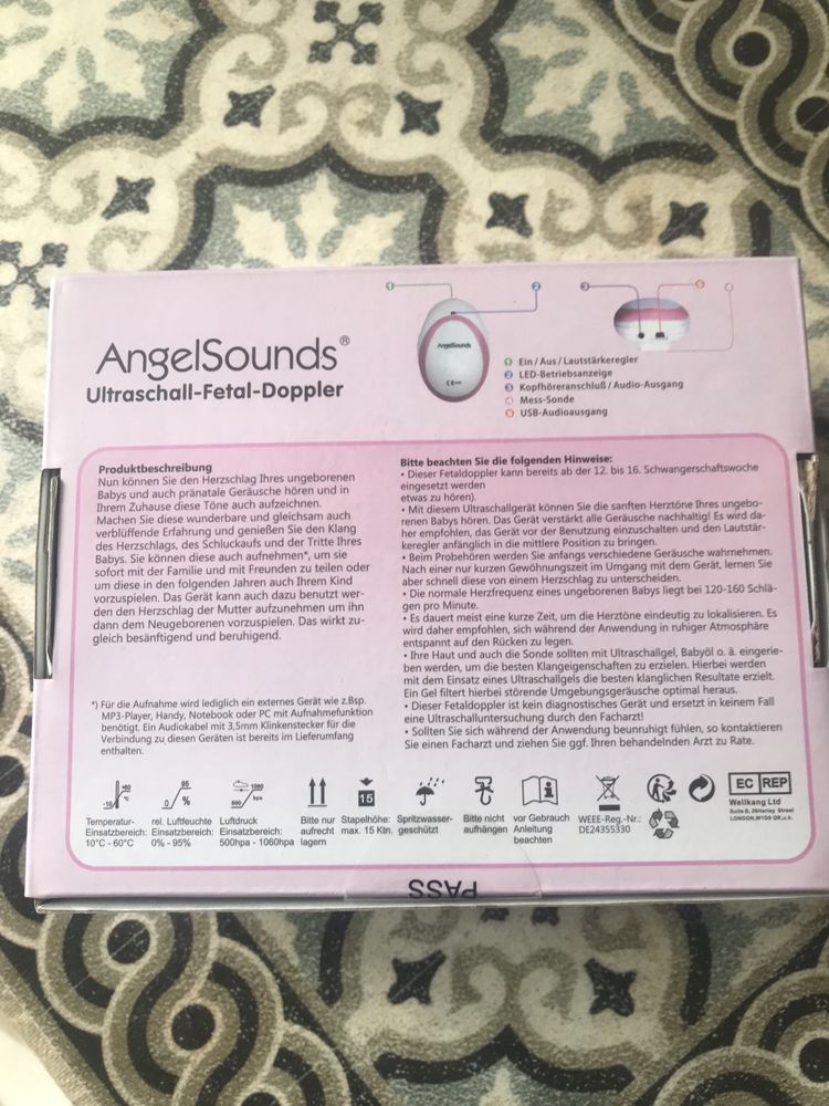 Фетальний доплер AngelSounds JPD-100SM