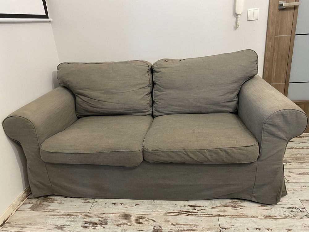 Sofa 2-osobowa, szara