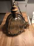 Lampa sufitowa grube szkło