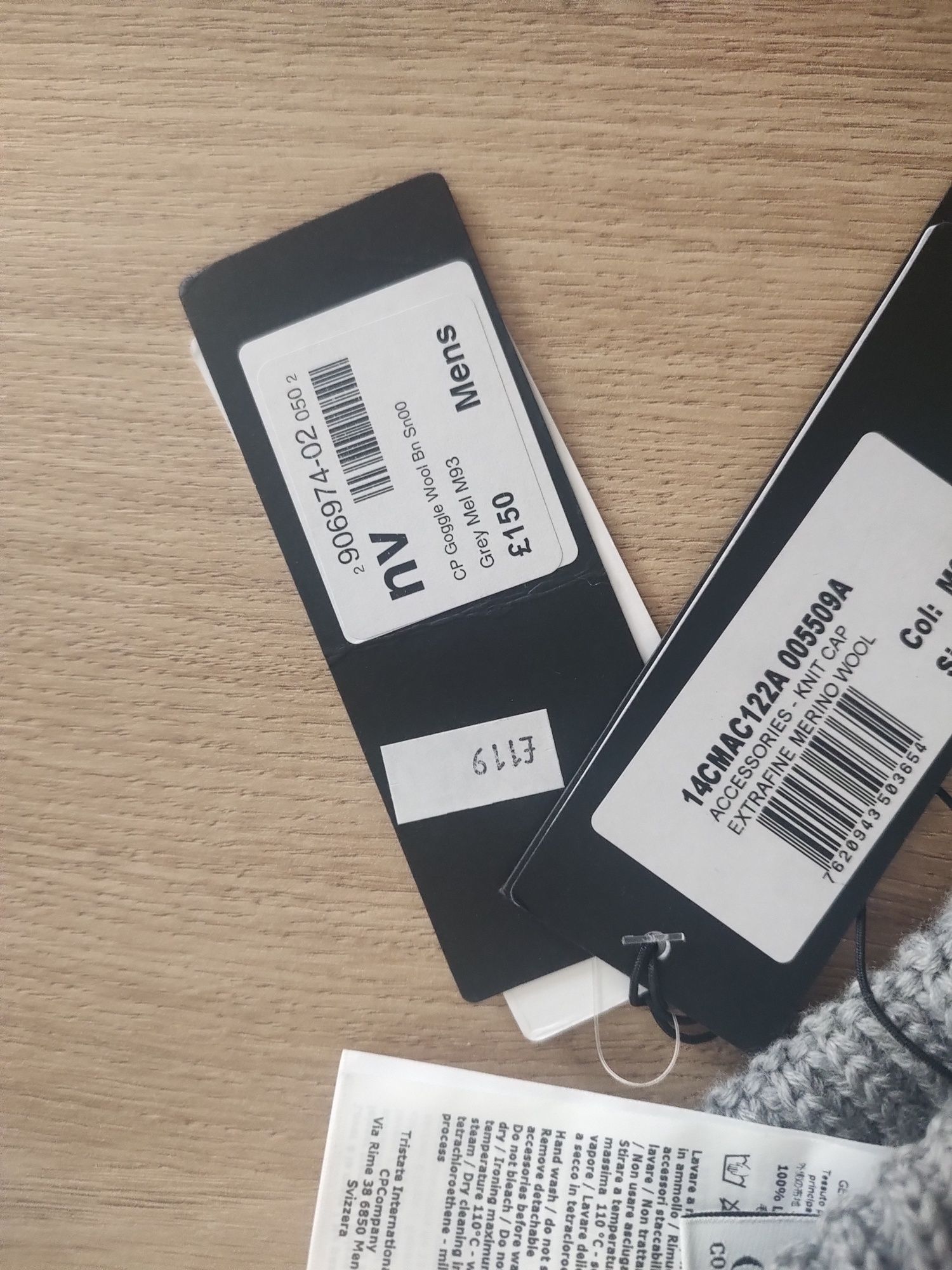 Оригінал шапка C.p Company beanie, оригинал шапка C.p Company google