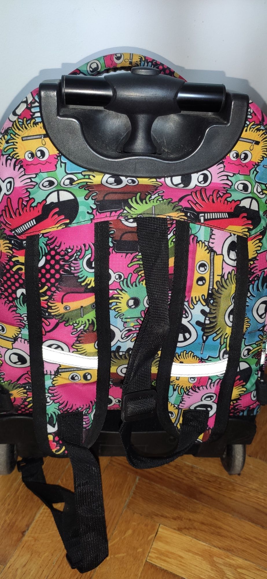 Plecak na kółkach z rączką i pasami coolpack cool Łąck 24l dziabągi