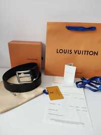 Louis Vuitton damski męski pasek firmowy, skóra naturalna 325