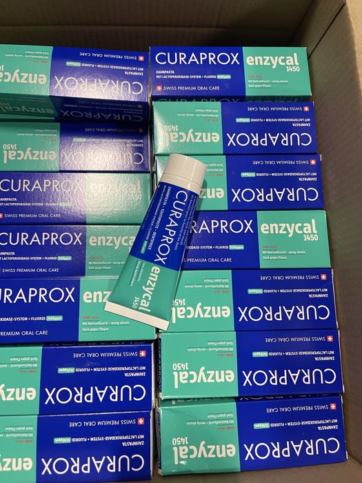 Зубна паста Curaprox ENZYCAL 1450, 75 МЛ оригінал
