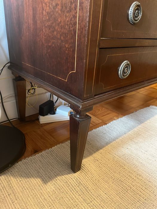 Escrivaninha madeira antiga