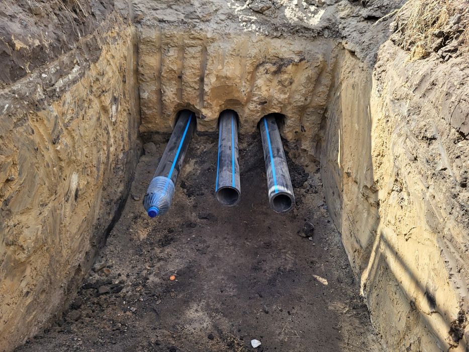 Горизонтальное бурение. Прокол. Проколы под дорогой. ГНБ