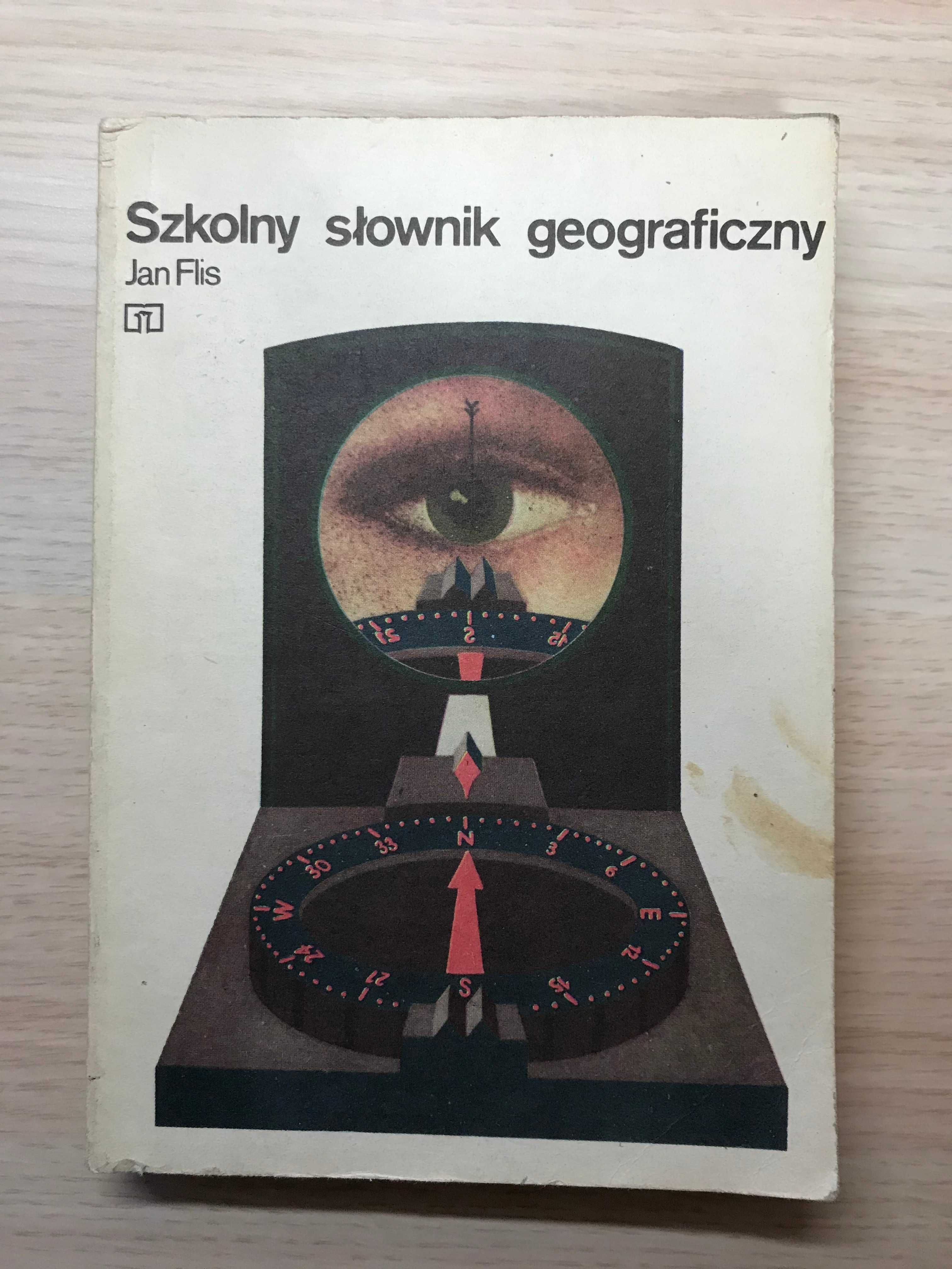 Szkolny słownik geograficzny Jan Flis stan bdb Geografia matura