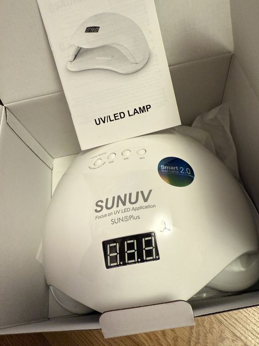 Led лампа  Sun 5 + 48w, лампа для сушки нігтів ОРИГІНАЛ .