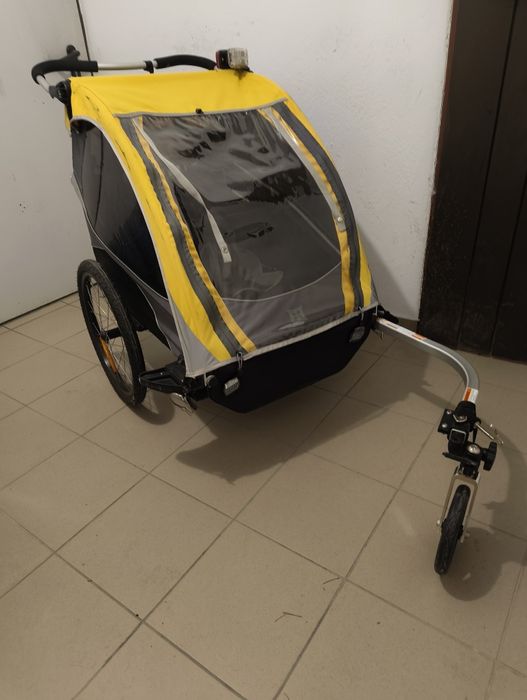 Przyczepka rowerowa Burley D'Lite 2 osobowa 2w1 kompletna