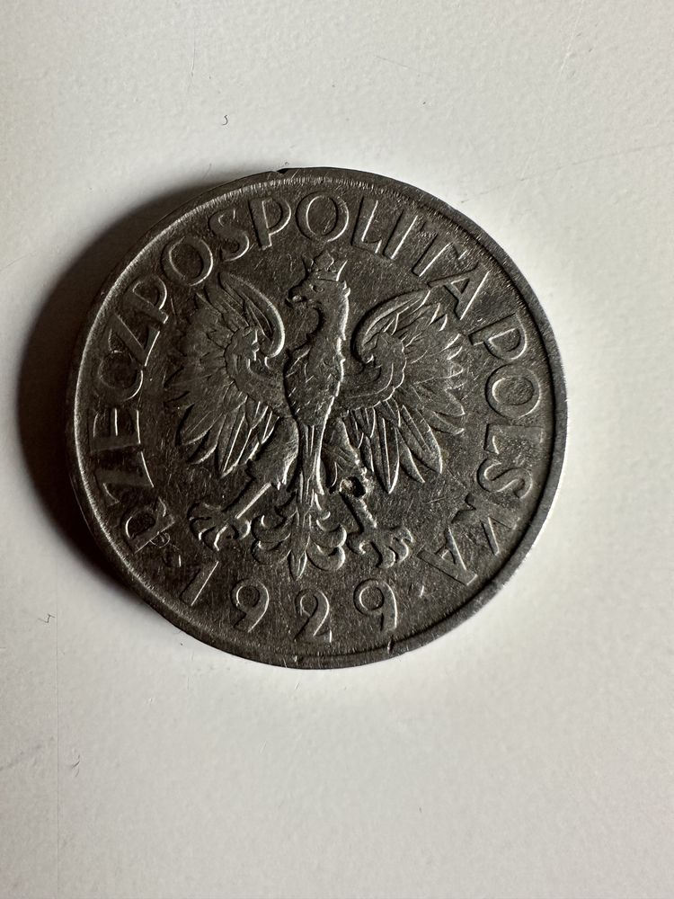 Moneta 1 zł. . 1929 r.