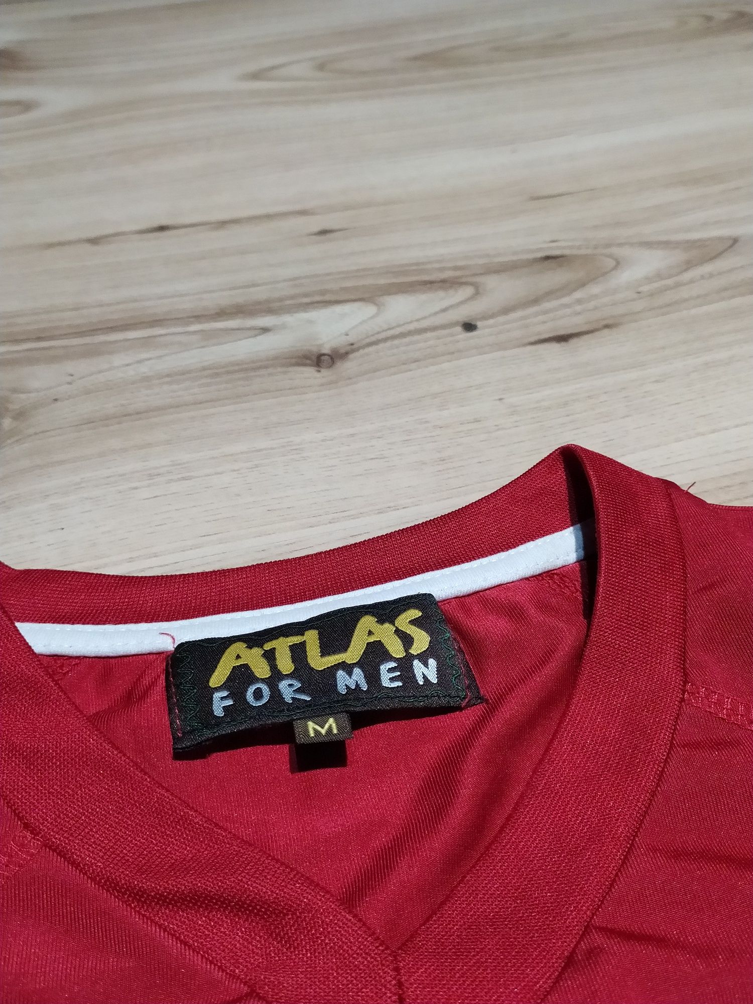 Czerwony Podkoszulek Sport Club Atlas For Men