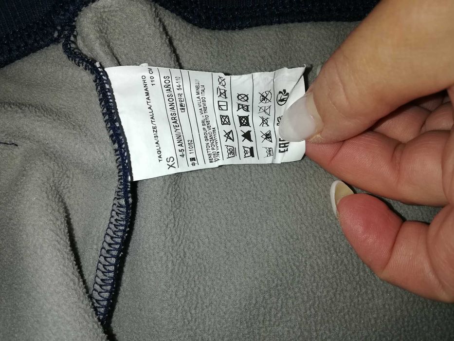 Casaco da benetton, polar, tamanho 5 anos XS