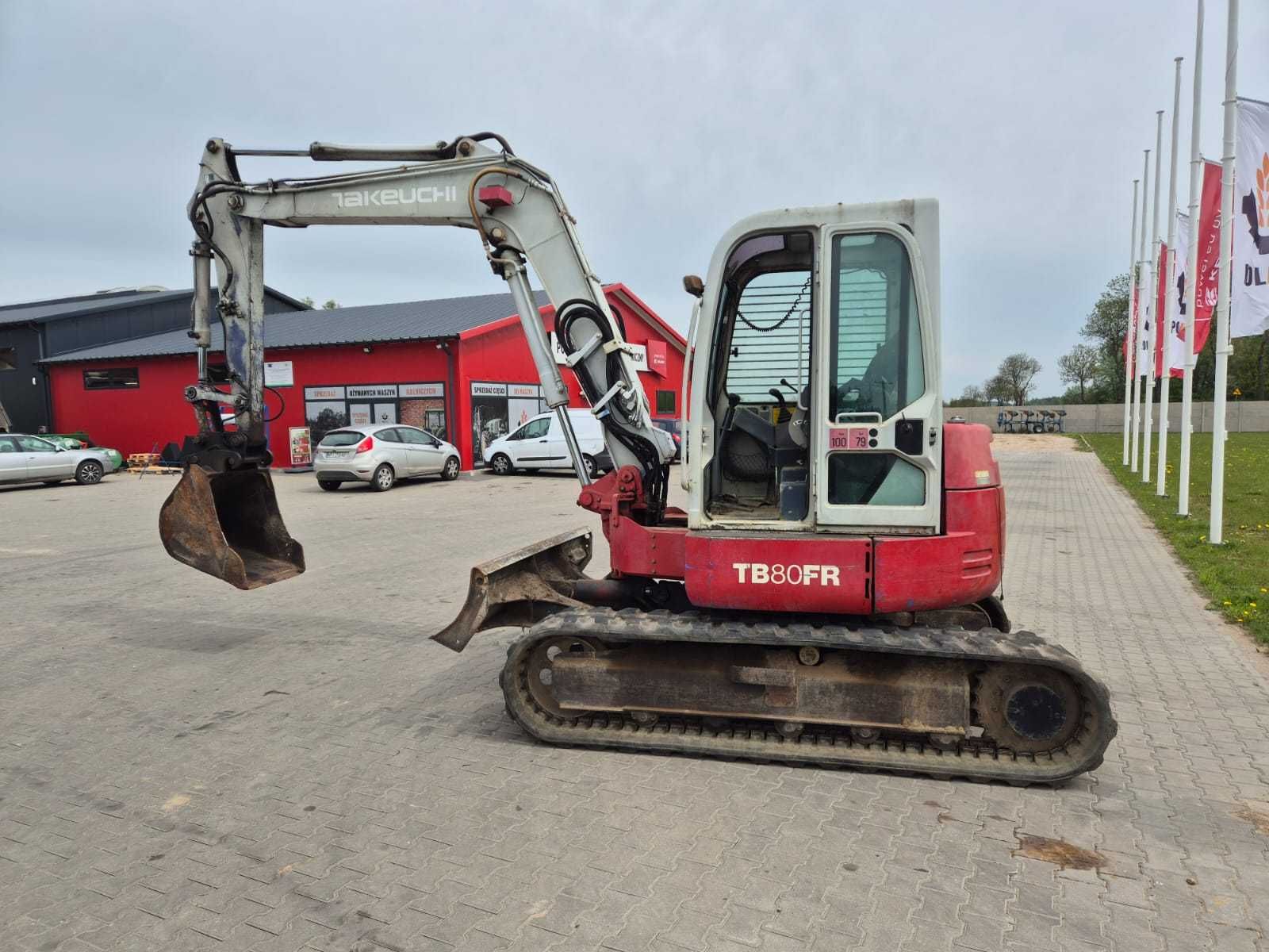 Koparka Takeuchi TB80FR nie Jcb,Cat,