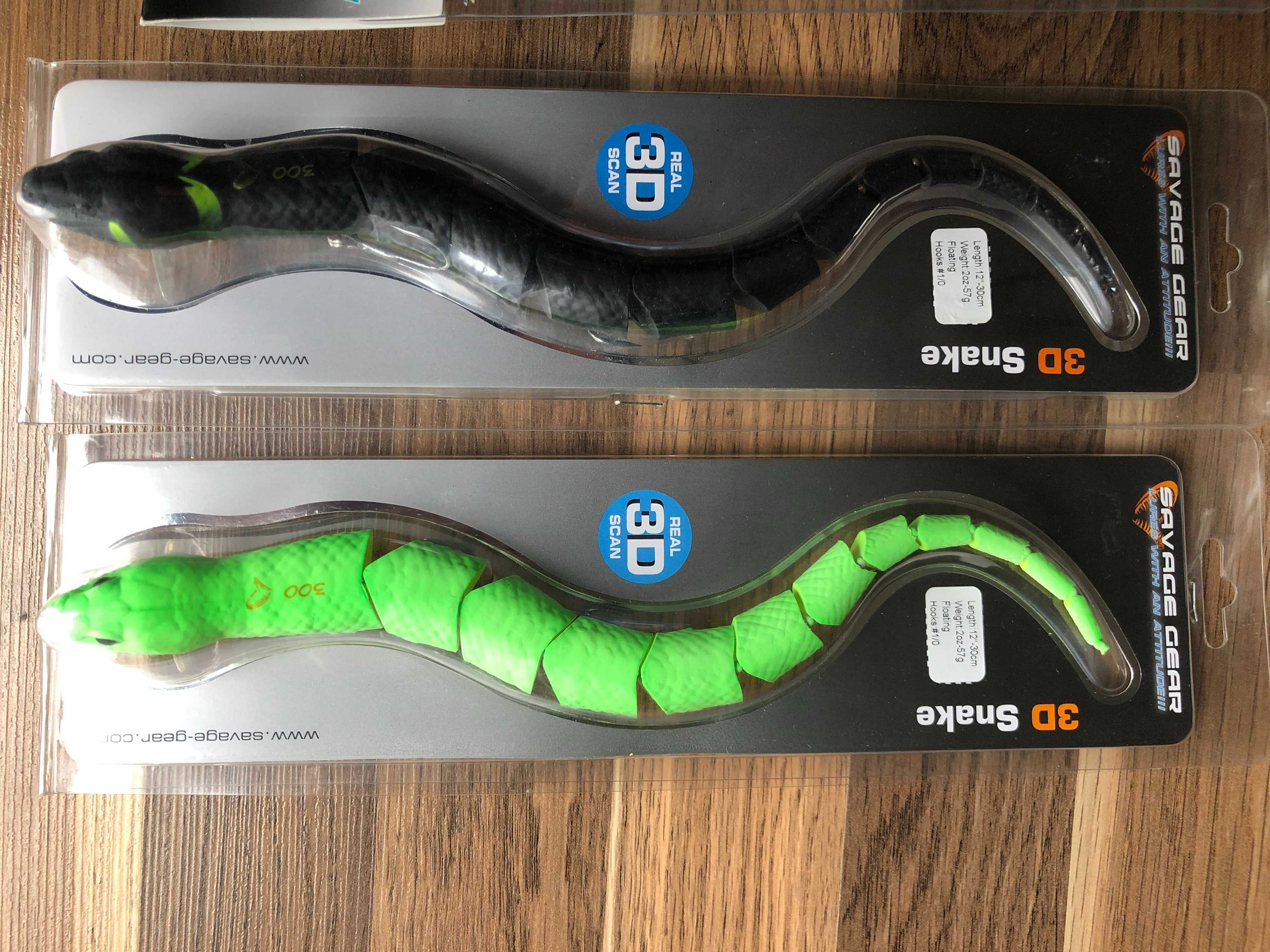 7 szt. Savage Gear 3D Snake Rad zestaw powierzchniowy Szczupak wobler