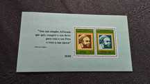 Bloco de selos de Cabo Verde - Amilcar Cabral 1983
