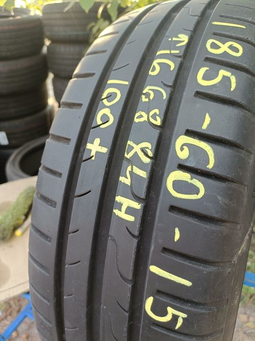 C08, 185/60r15 Dunlop Sport Blu Response z 2016r 6.8mm