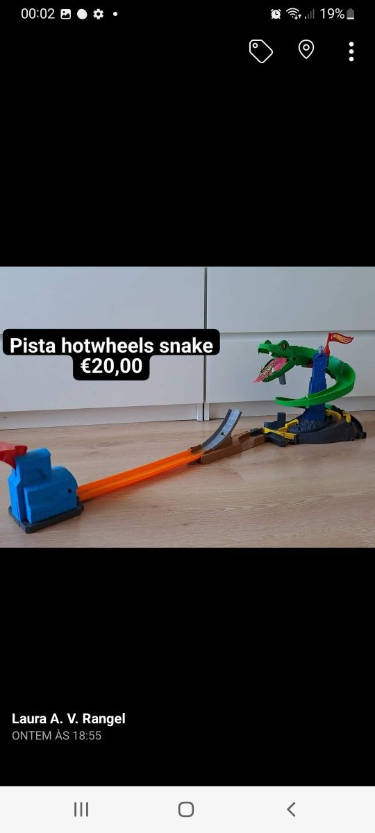 Pista Hotwheels Snake