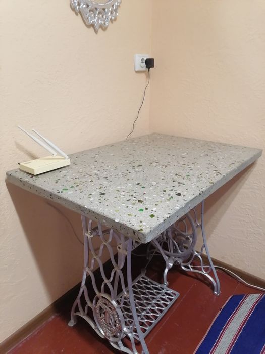 Стіл лофт з бетону.Террацо.