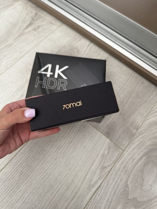 Відеореєстратор 70mai Dash Cam 4K A810+задня камера+парк.кабель