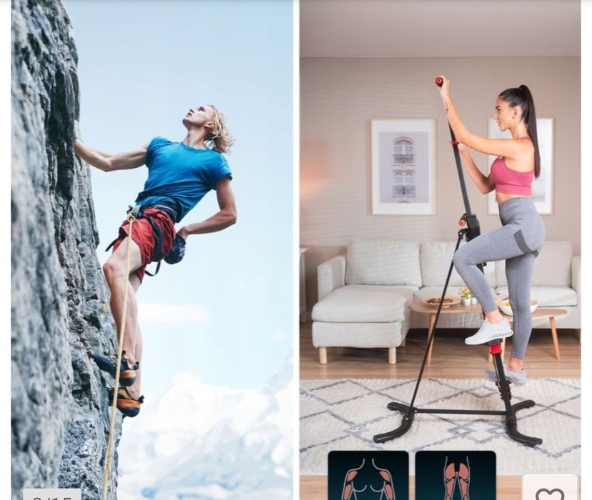 Nowy Wspinacz pionowy symulator wspinaczki z regulacją uchwytów steppe