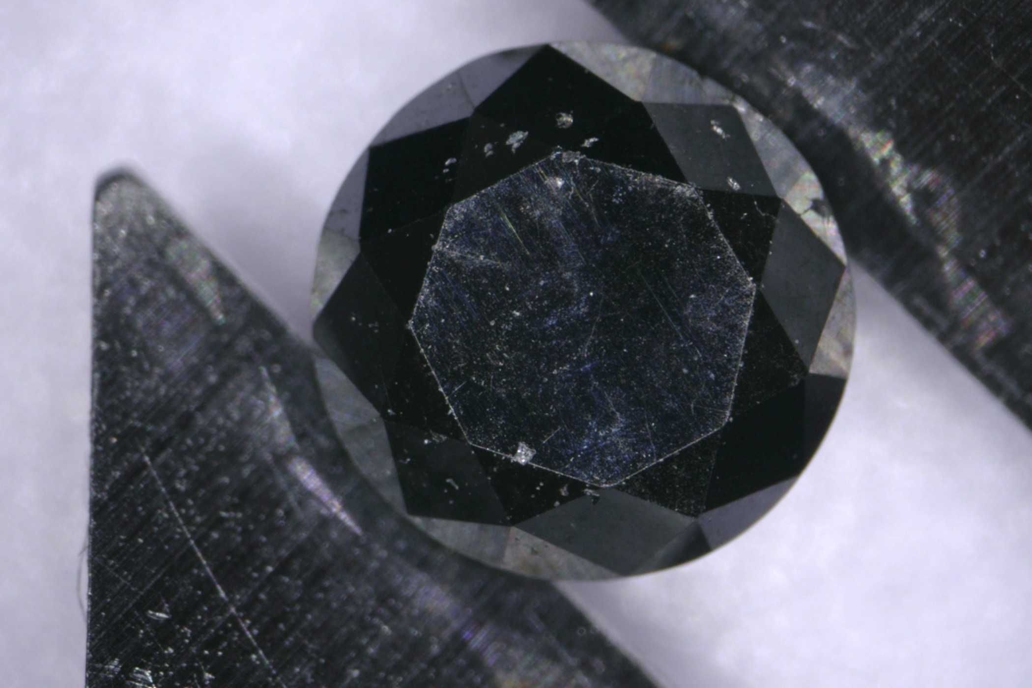 Diament 0.46ct Czarny Brylant