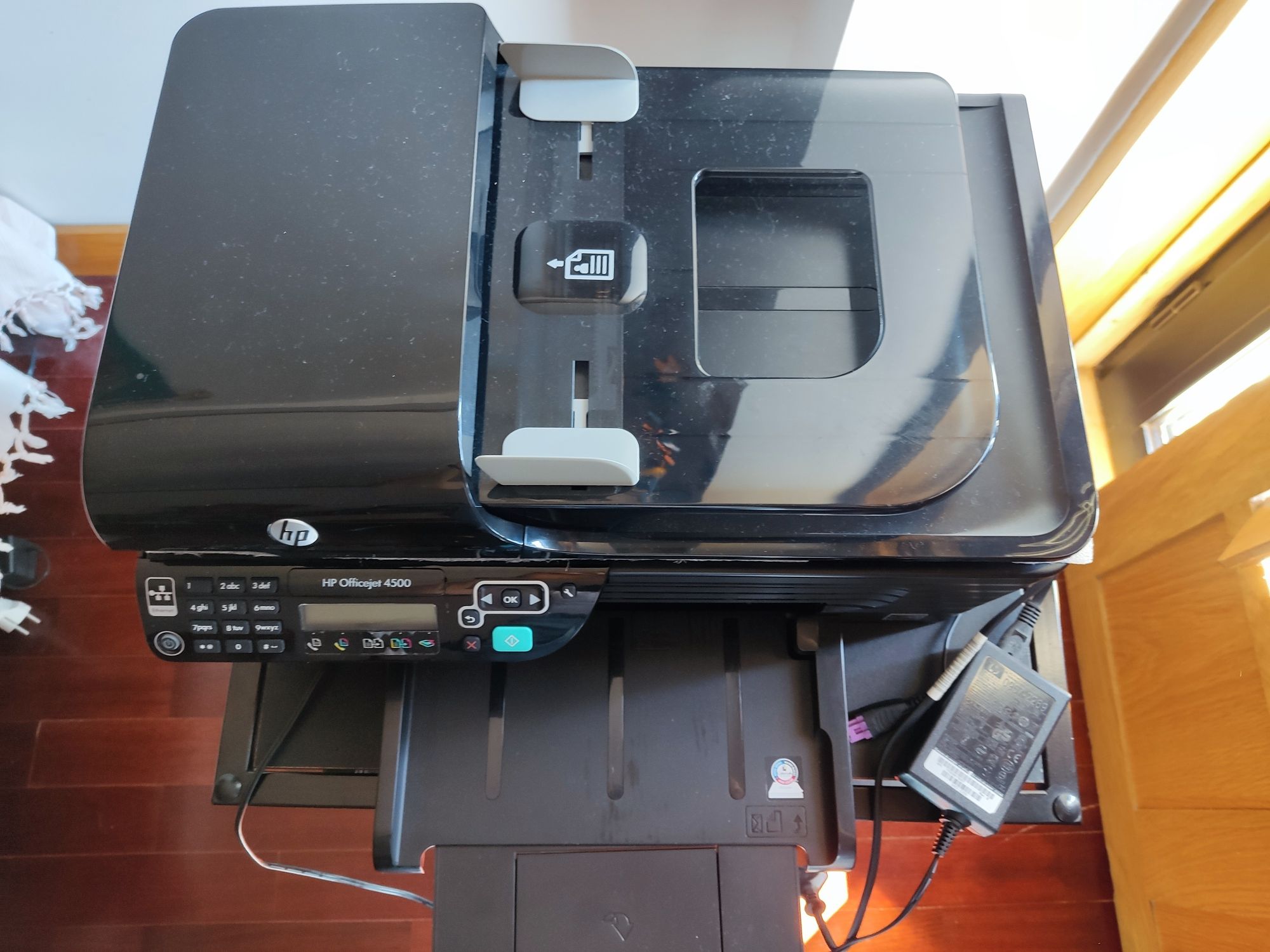 Impressora HP OfficeJet 4500 impecável com tinteiro preto virgem