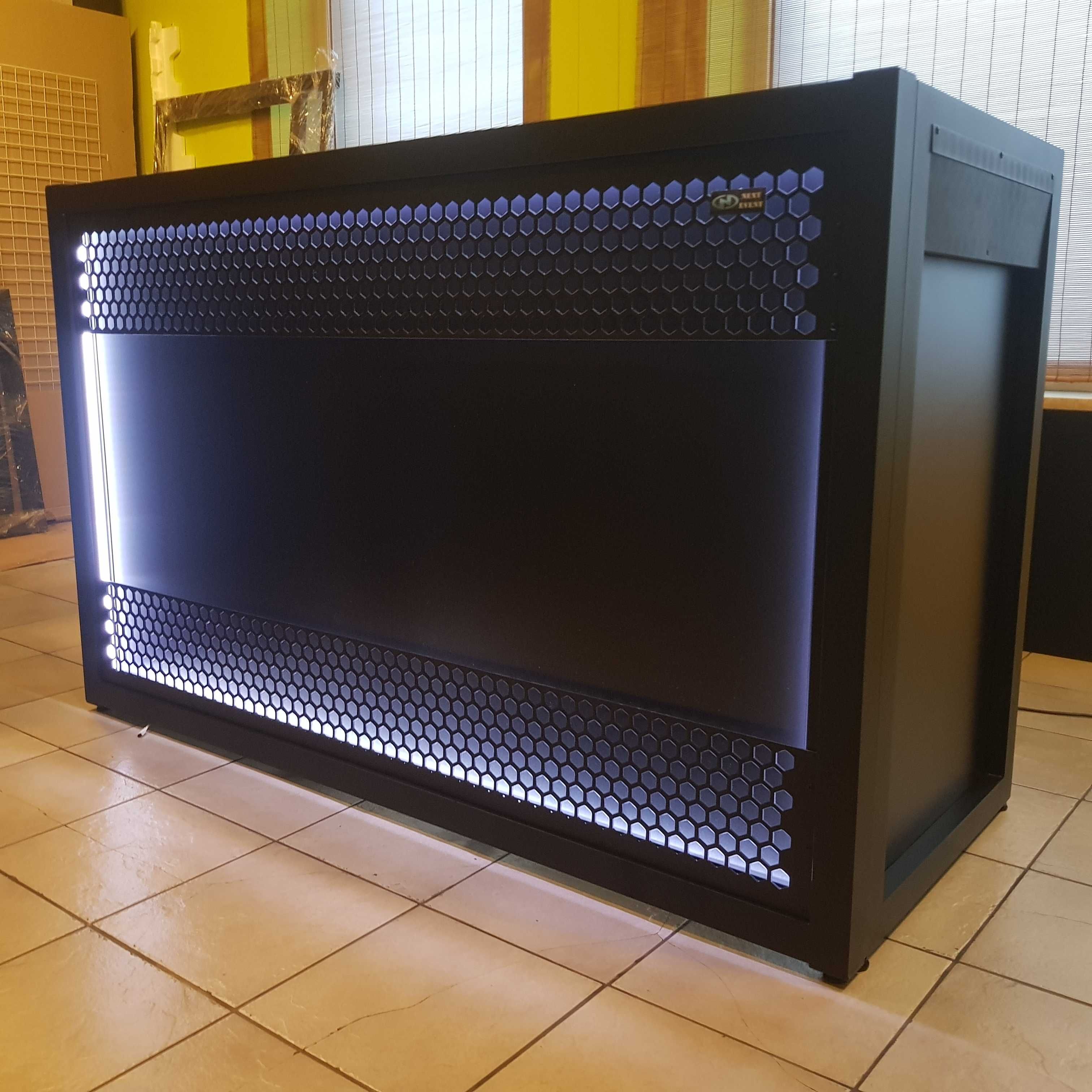 NEXT stoły aluminiowe dla DJ i ALNX160 led RGB