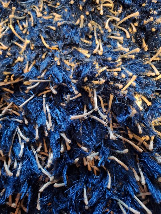 Carpete Azul e Branco