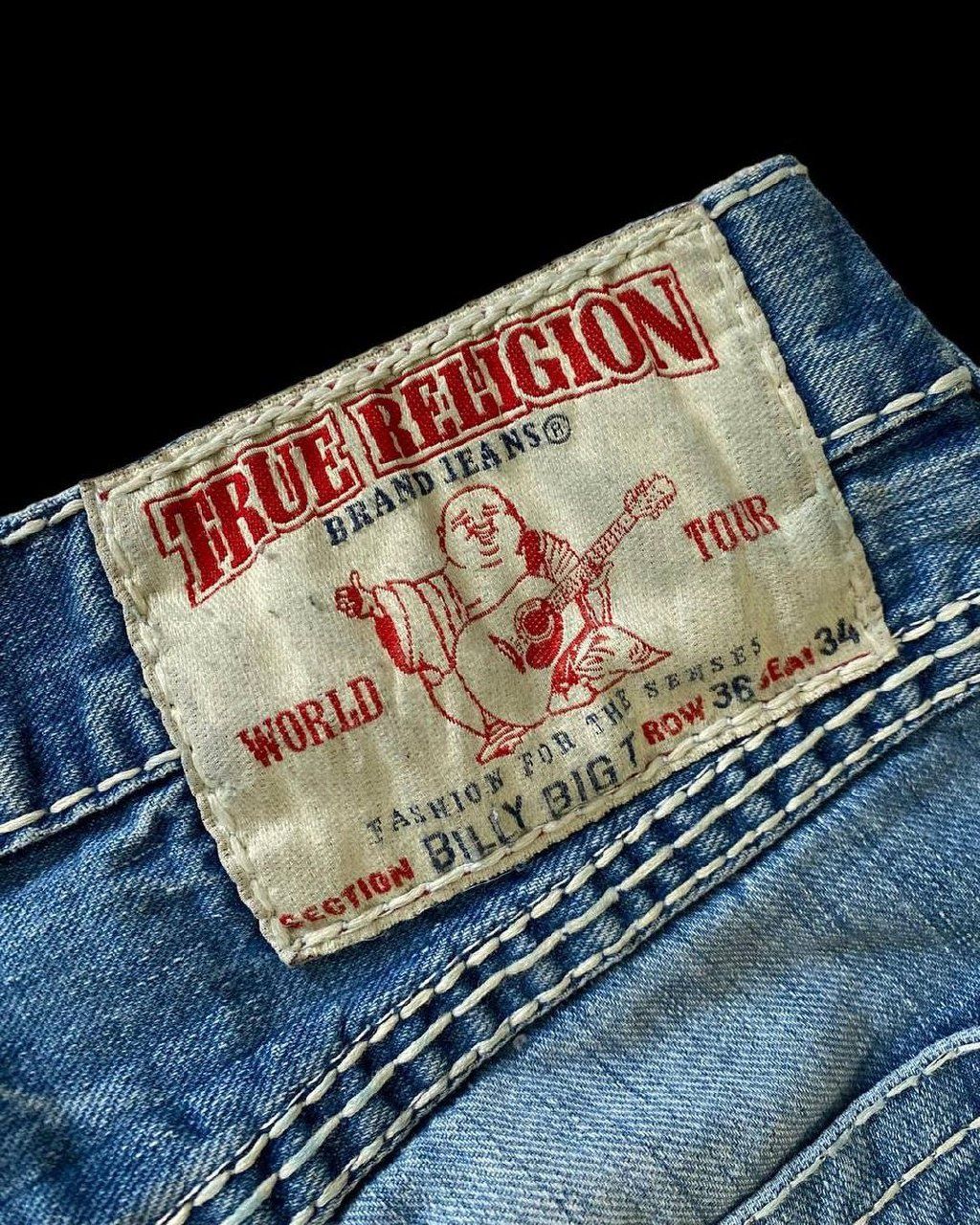 True Religion Billy T Bootcut Distressed Denim