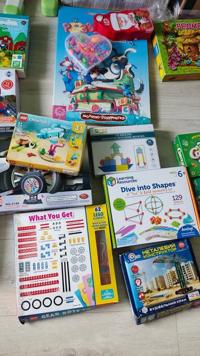 Продам наші іграшки. Развивающие розвиваючі математичні моторика Гурто